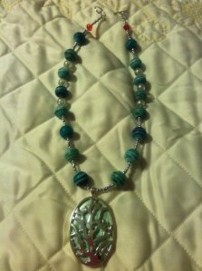 Necklace I designed, inspired by one of my favorite fairy tale princesses.